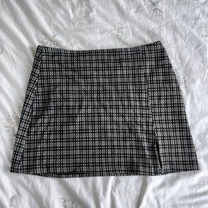 Gingham Mini Skirt